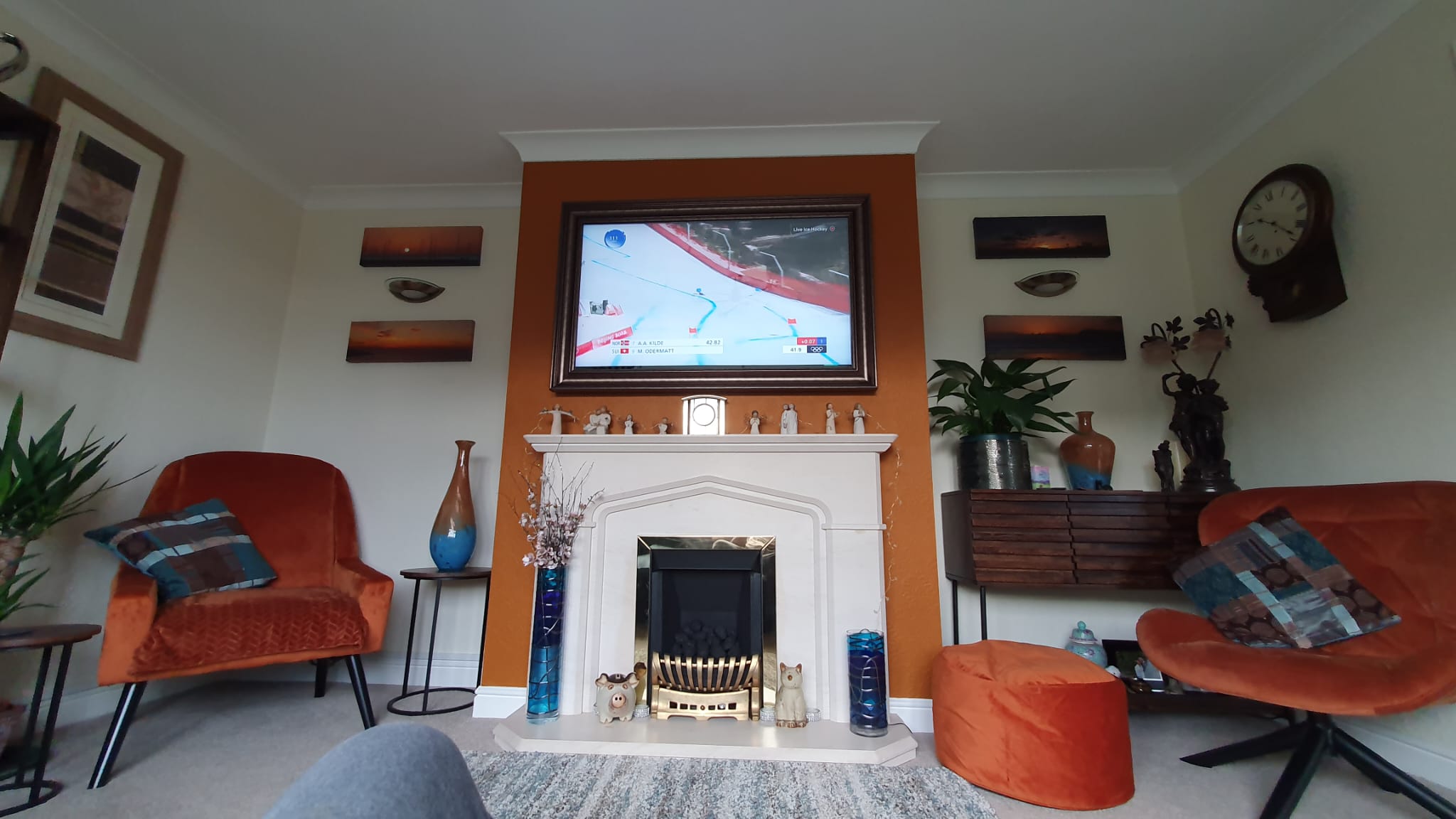 Bronze Spoon Frames Samsung Mirror TV Bronze Spoon Frames Mirror TV