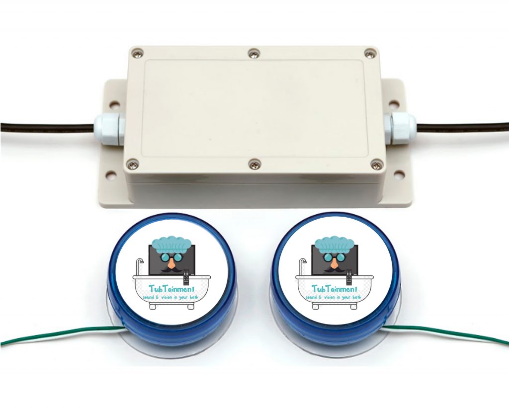 TubTainment Sound Transducers and Housing