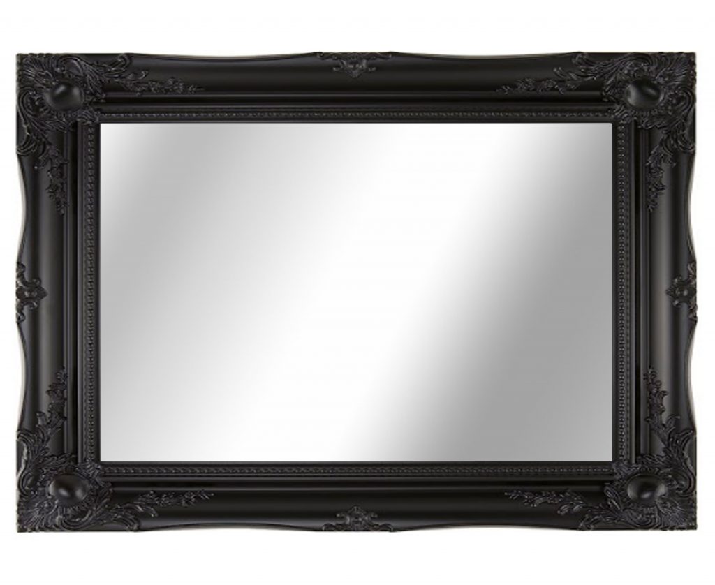 Black swept frame