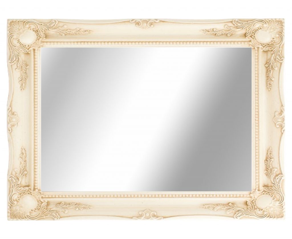 Ivory swept frame