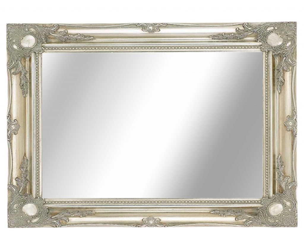 Silver swept frame