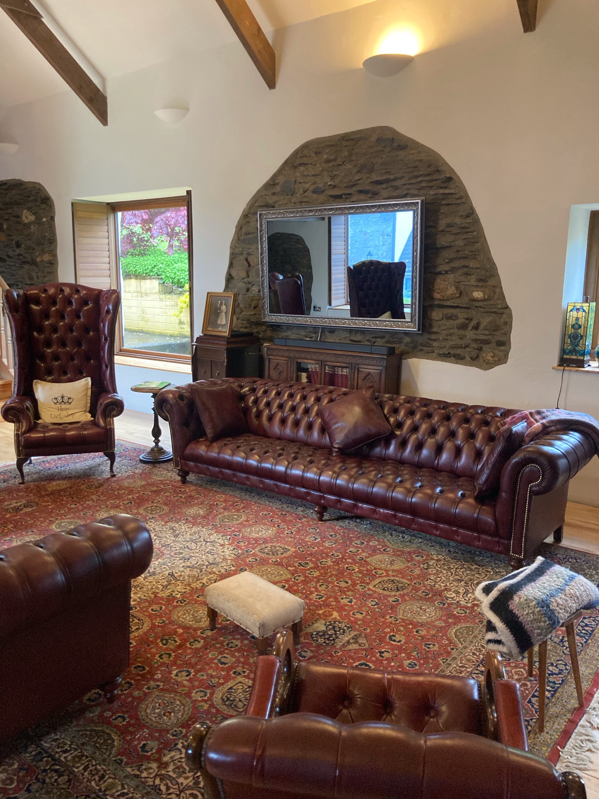 Customer photo 65 Inch Silver Ornate